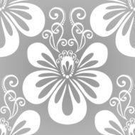 Seamless Floral Pattern (Vector) Hand Drawn Texture N140