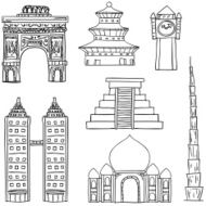 Landmark collection in black and white N2