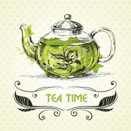 teapot green tea