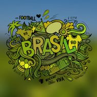 Brasil hand lettering