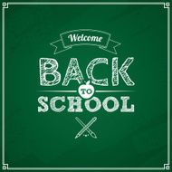Grunge back to school background