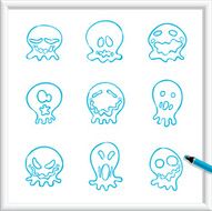 Sketch Icons - Ghosts