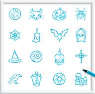 Sketch Icons - Halloween