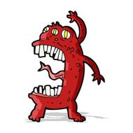 cartoon crazy monster N62