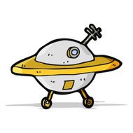 Cartoon Flying Saucer N15
