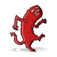 Cartoon monster N217