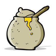 cartoon honey pot N25