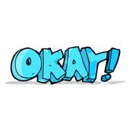 cartoon okay sign N13