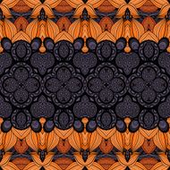 Vector Seamless Abstract Tribal Pattern N50