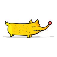 cartoon funny little dog N25