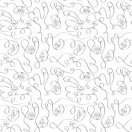 Black and white curves background