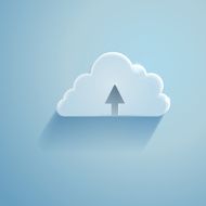 Vector Single Icon - Cloud Storage