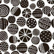 Black and white seamless pattern N5