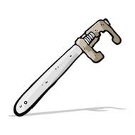 cartoon adjustable wrench N8