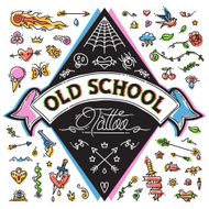 Funny Old School Tattoo Set