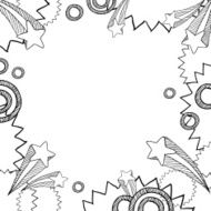 Retro pop explosion vector background