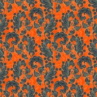 Seamless Paisley pattern in indian style N2