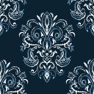 Hand-drawn watercolor pattern Ethnic design Seamless background