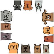 vector set of dog N2