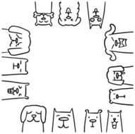 vector set of dog N3