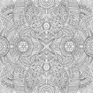 Abstract vector tribal ethnic background N11