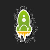 Drawing business formulas rocket N15