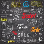 Sale signs and price discount tags shopping associated symbols N3