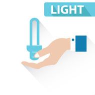 Light concept vector