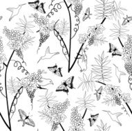 Seamless Floral Pattern N114
