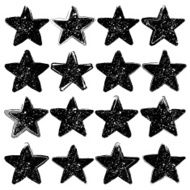 Set of sixteen grunge vector stars N3