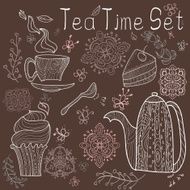 Tea time set card N3