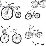 Bicycle seamless pattern N6