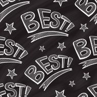 Best word vector chalk seamless pattern