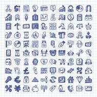 doodle financial icons N5