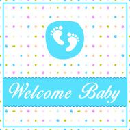 Baby Shower Card - Illustration