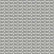 Hand drawn geometric line seamless pattern with triangle Wrapping paper N5
