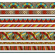 Ethnic background design with hand drawn ornament N6