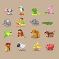 Cute Cartoon Animals N15