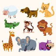 Cute Cartoon Animals N17