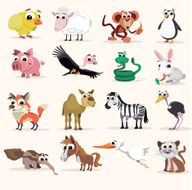 Cute Cartoon Animals N19
