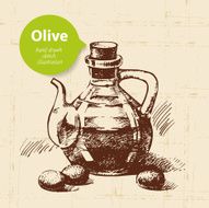 Vintage olive background N2