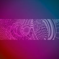 Abstract hand drawn Pattern with Snakes