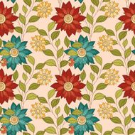 Vector seamless floral pattern N175