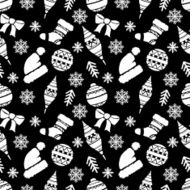 Holiday Christmas seamless pattern