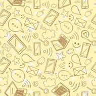 Inernet and gadgets seamless background