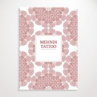 Poster template mehndi design N2