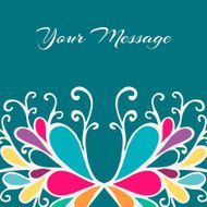 Bright card Abstract colorful vector illustration N8
