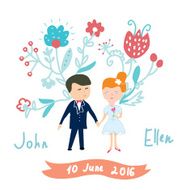 Wedding invitation funny card