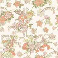 ornamental colored seamless floral pattern N2