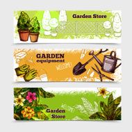 Garden Banner Set